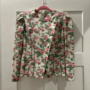 The Traveler By Connie Vintage Floral Jacket